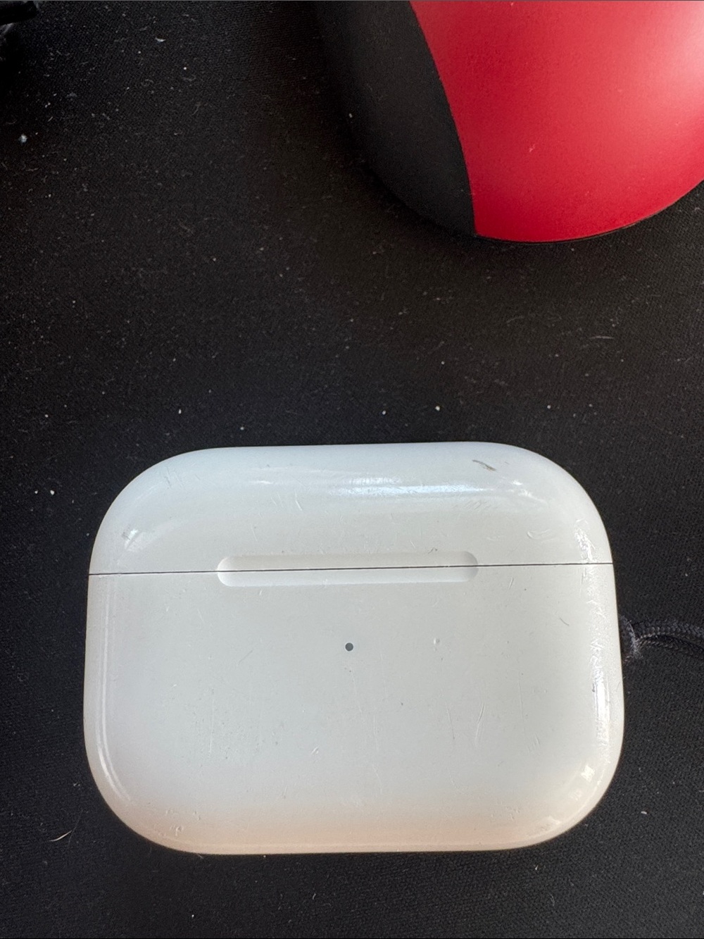 Apple White Earbud Headphones Charging Case and AirPods